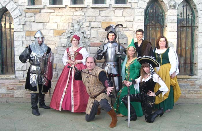 In front of the Knights Edge Castle